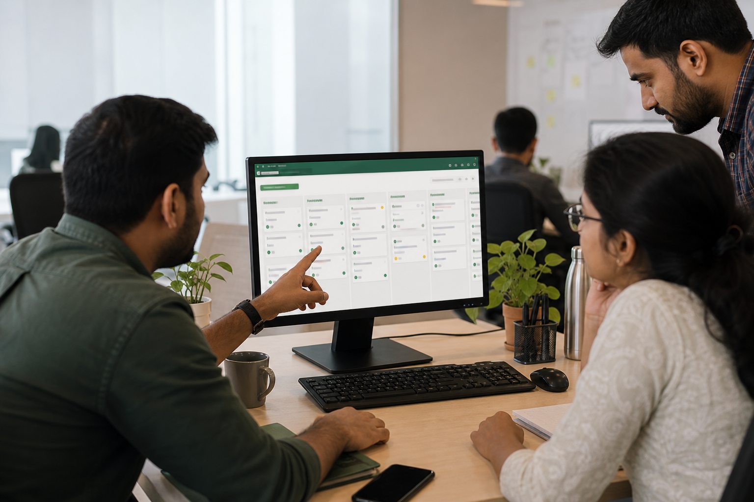 CRM and ERP analytics dashboard